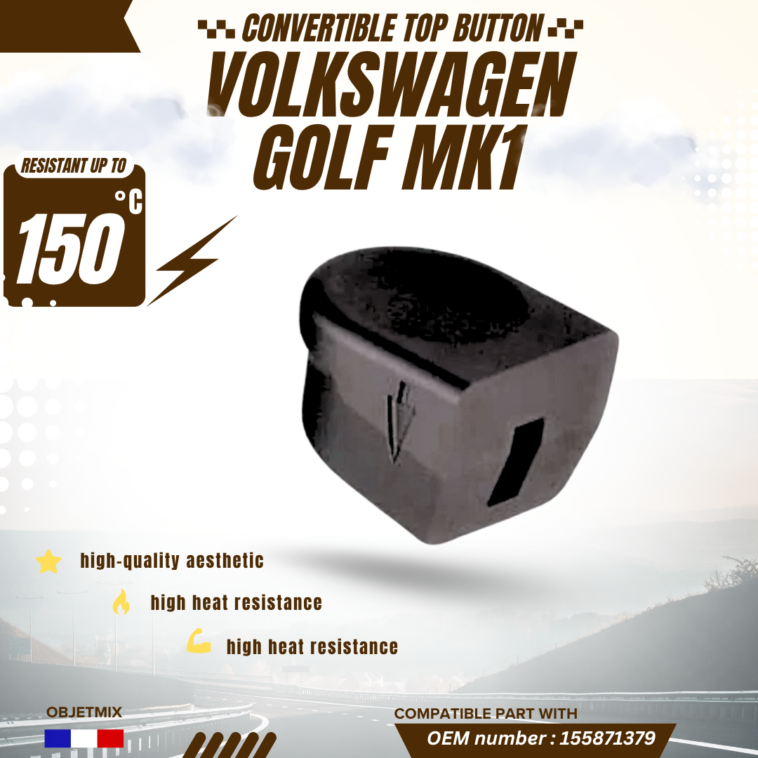 Bouton Capote Volkswagen Golf 1 Cabriolet / Rabbit Cabriolet - 155871379