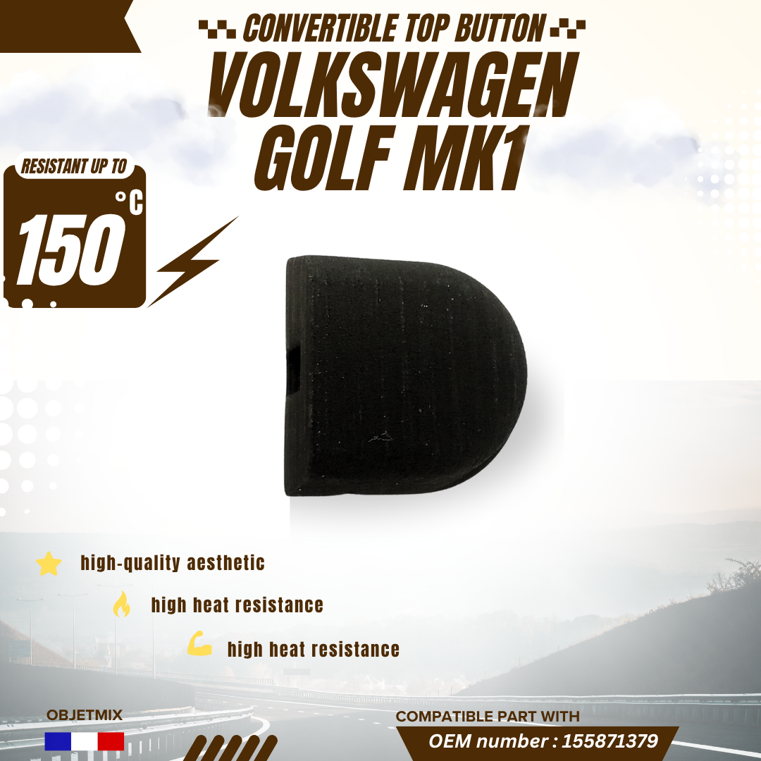 Bouton Capote Volkswagen Golf 1 Cabriolet /  Rabbit Cabriolet -  155871379