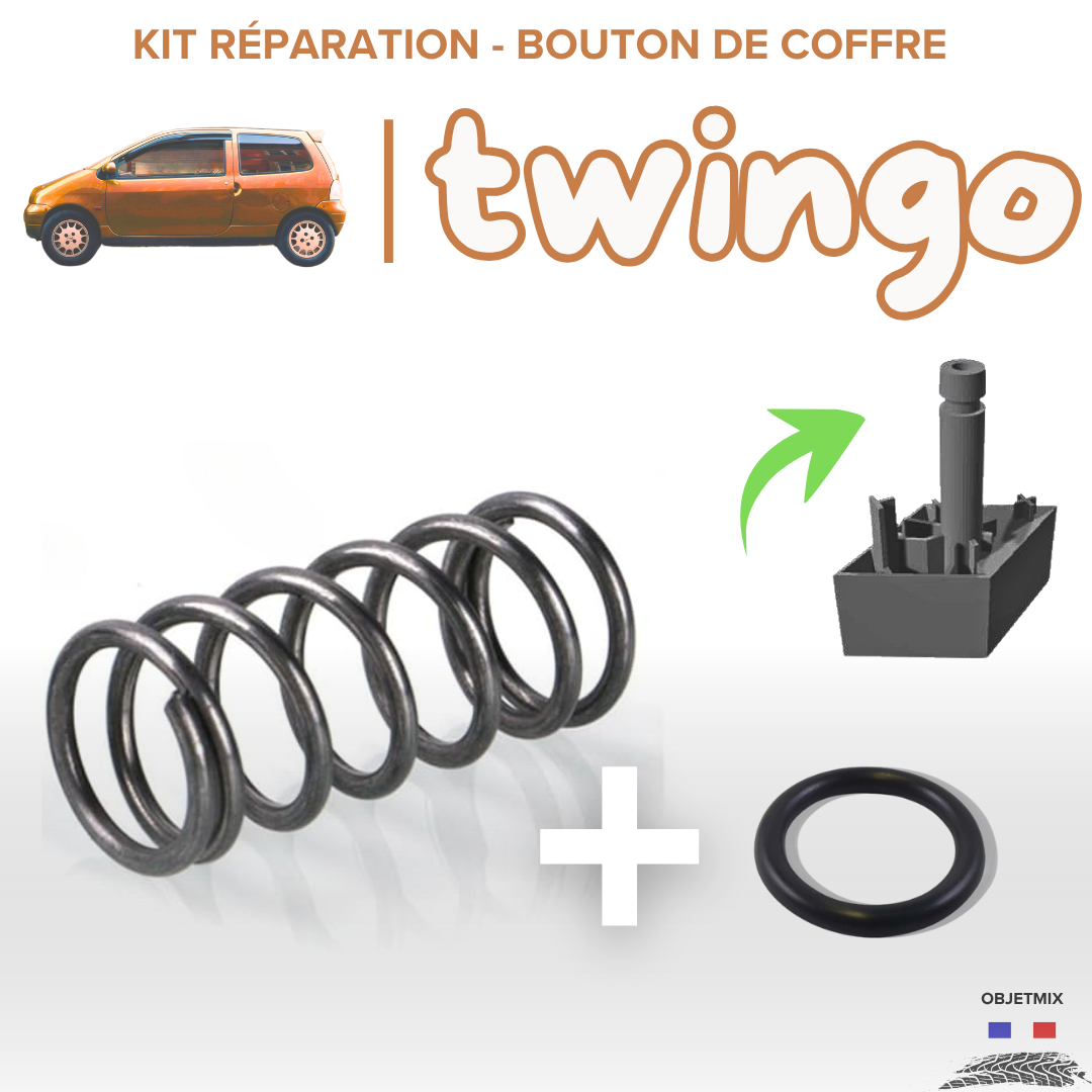 Kit Réparation pour Coffre Renault Twingo 1 - Joint + Ressort