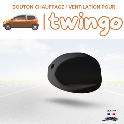 🔥 Bouton Chauffage / Ventilation Renault Twingo 1 - Kit B - Lot de 3