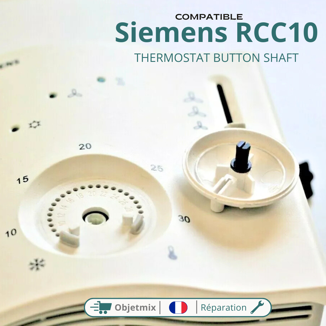 Pièce de rechange / Axe  Bouton Thermostat Siemens – RCC10
