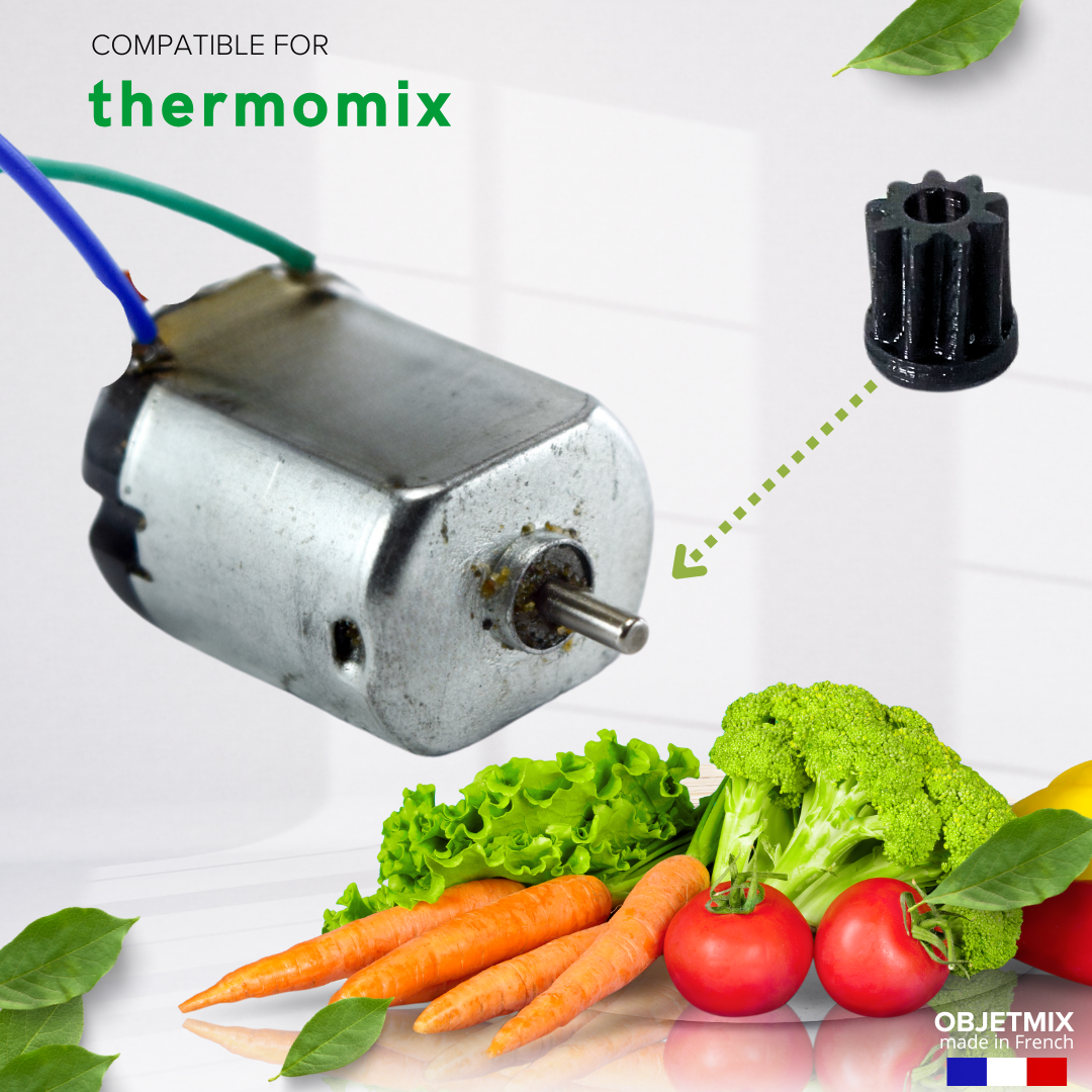 Lot 2 Pignons  Engrenages pour Thermomix TM5  TM6 Qualité Premium Fabrication Fr