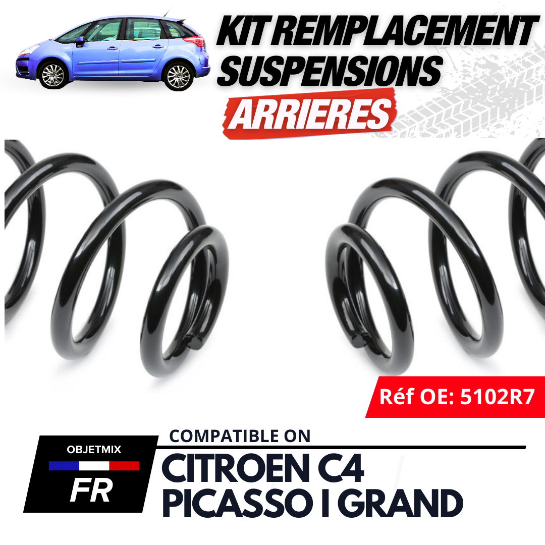 Kit Conversion Suspension - Citroën C4 Picasso I Grand - Air vers Ressort