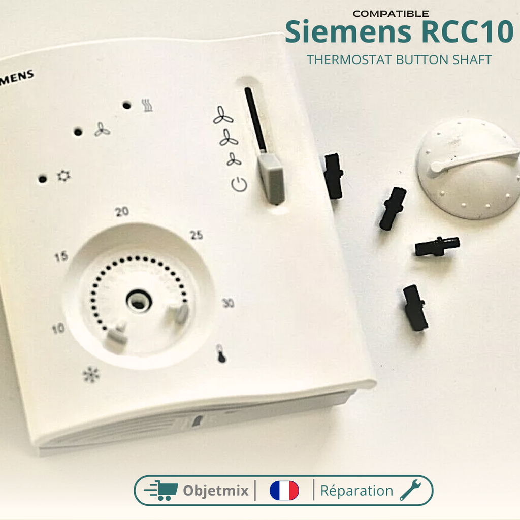 Pièce de rechange / Axe  Bouton Thermostat Siemens – RCC10