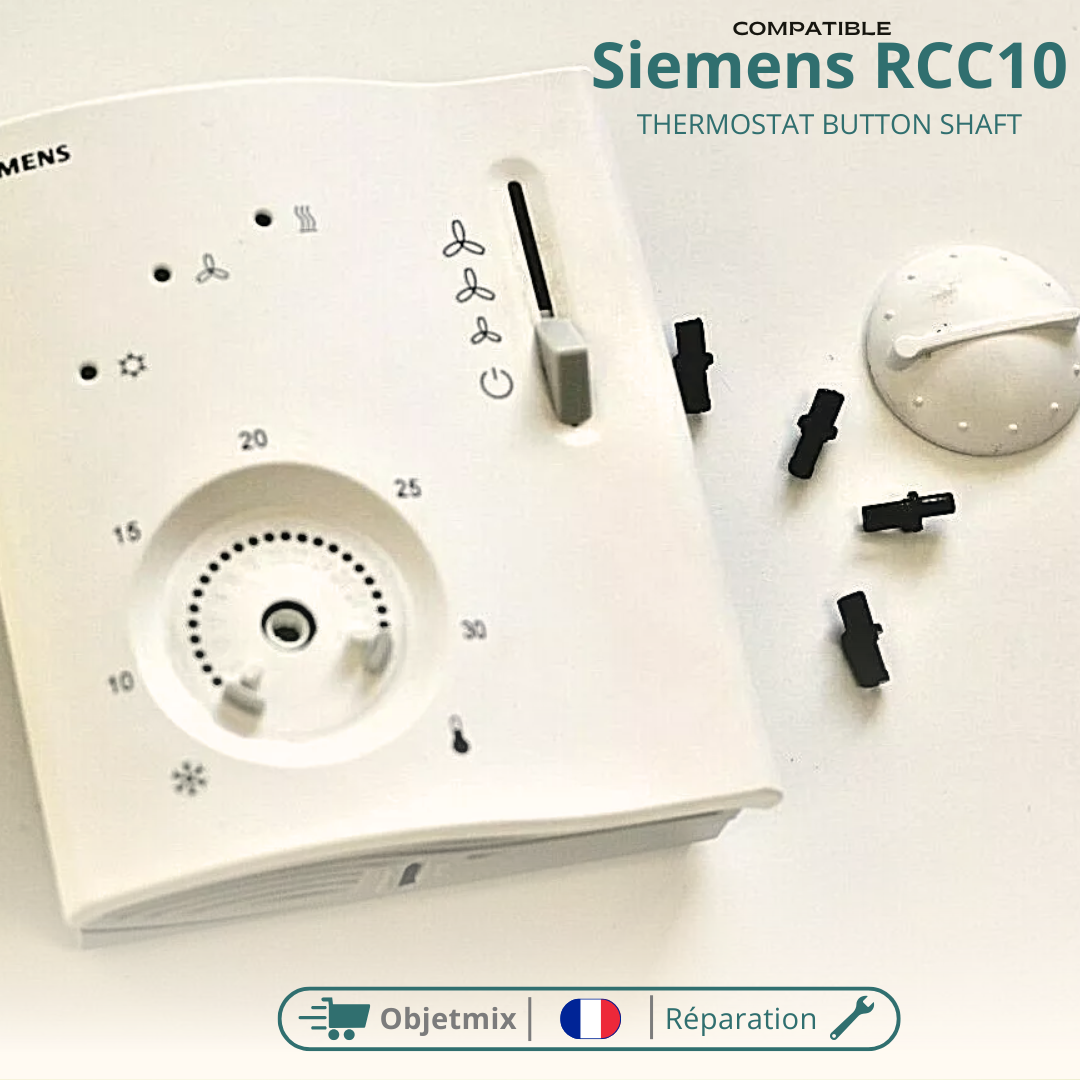 Pièce de rechange / Axe  Bouton Thermostat Siemens – RCC10