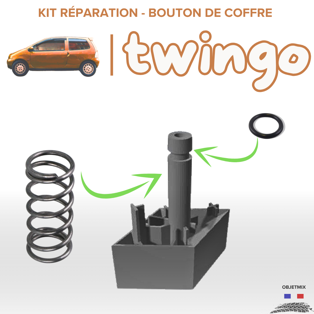 Kit Réparation pour Coffre Renault Twingo 1 - Joint + Ressort