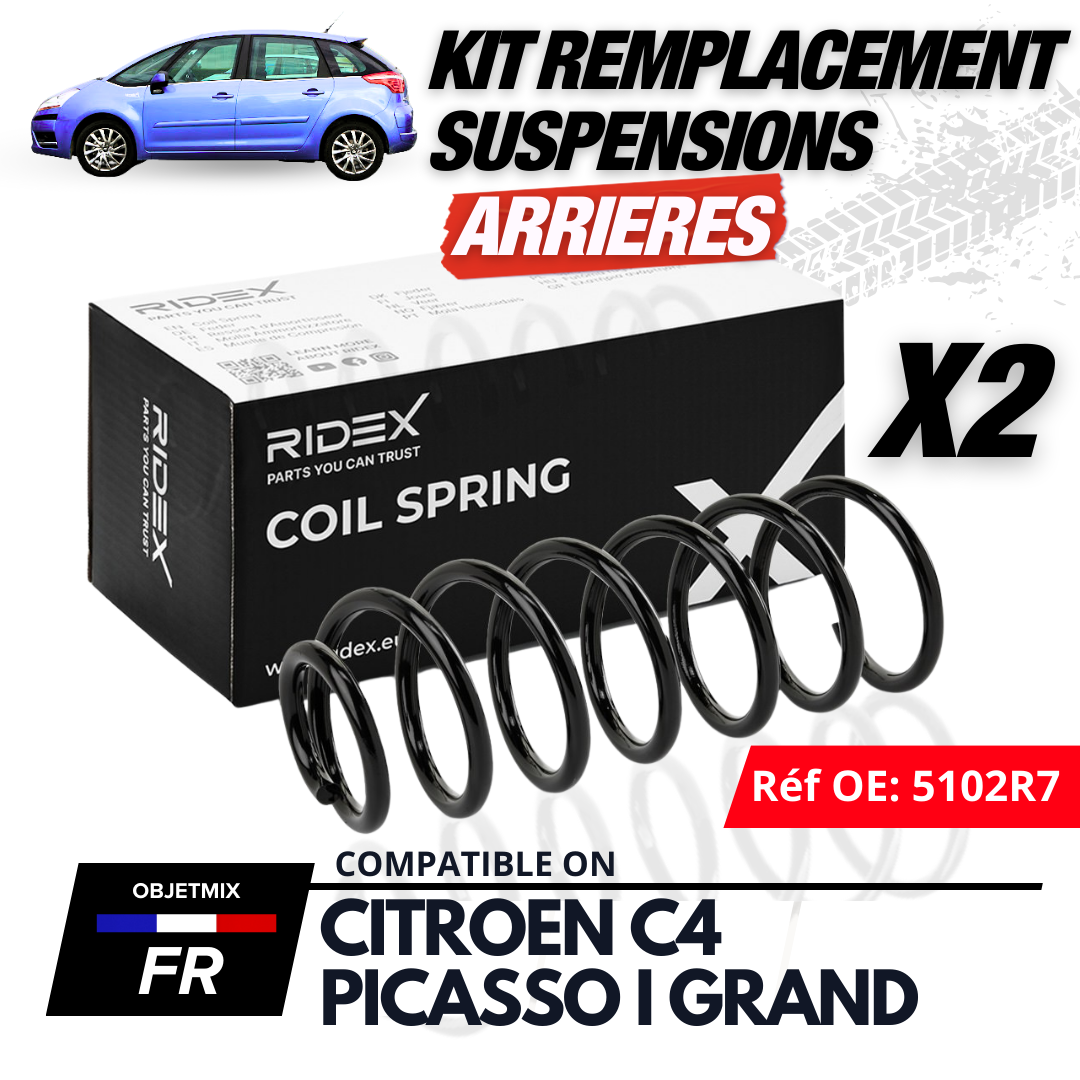 Kit Conversion Suspension - Citroën C4 Picasso I Grand - Air vers Ressort