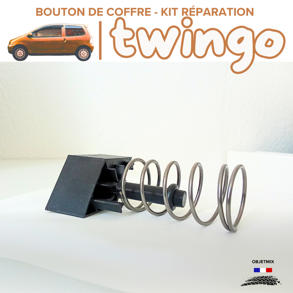 Kit Réparation - Bouton de Coffre - Renault Twingo 1