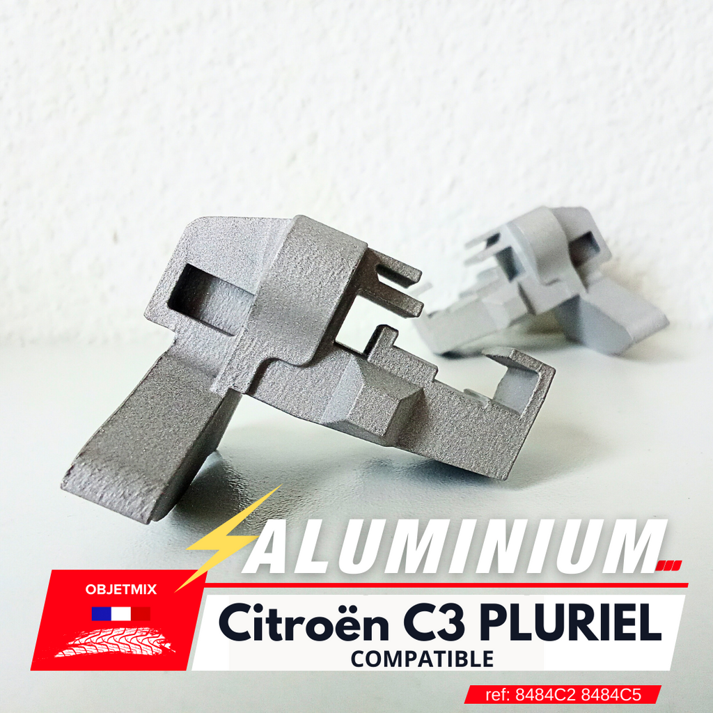 Kit 2 Charnières Hayon Aluminium - CITROEN C3 PLURIEL - Gauche & Droit