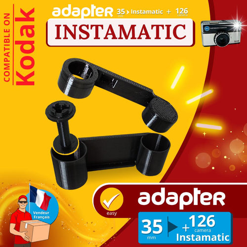 126 Camera Adapter for 35mm Film – Convert Your Instamatic to 35mm